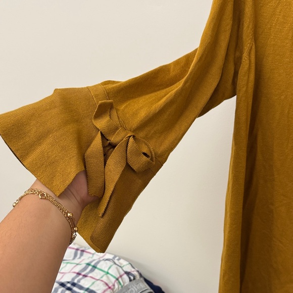 Alfani Mustard Women's Cardigan - Picture 3 of 5